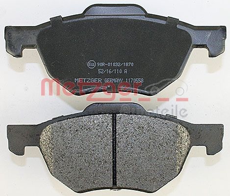 METZGER 1170558 Bremsbelagsatz, Scheibenbremse